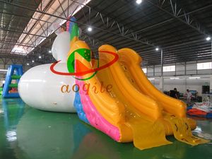 <span class=keywords><strong>Unicornio</strong></span> inflable flotante de agua <span class=keywords><strong>gigante</strong></span>, dibujos animados inflables de <span class=keywords><strong>unicornio</strong></span> flotante personalizado grande - Product Image 4