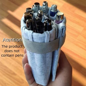 กระเป๋าใส่<span class=keywords><strong>ปากกา</strong></span>แบบม้วนอเนกประสงค์ กล่องเก็บเครื่องเขียนแบบพับได้ ใส่ปากกาได้ 11 ด้าม ขนาด 31x19.5 ซม. สำหรับนักเรียน นักศึกษา - Product Image 3