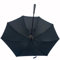 Parapluie de golf droit personnalisé de 27 pouces, coupe-vent et imperméable, avec logo imprimé, revêtement UV noir - Offre des fabricants
