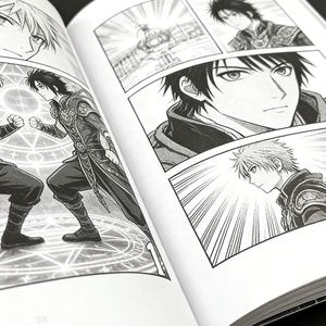 หนังสือการ์ตูนญี่ปุ่นแบบปกอ่อนเย็บกาวสำหรับผู้ใหญ่ พิมพ์ออฟเซ็ตตามสั่<span class=keywords><strong>ง</strong></span>ด้วยกระดาษออฟเซ็ต - Product Image 2