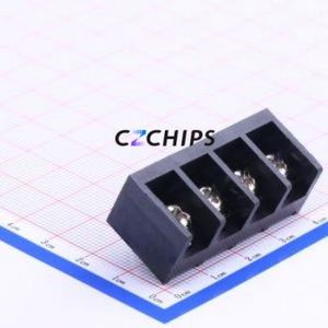 HB9500-9.5-4P Barrier Terminal Block Through hole Component (THT),P=9.5mm Connector Three Sides 9.5mm 1x4P Straight Pin - Product Image 1