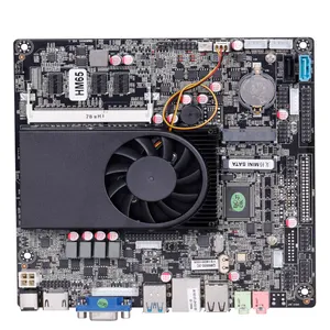 ELSKY Motherboard I3 I5 I7 I3 2310M 2.4GHz 1080P Tampilan 2K LPT Linux Mini Itx Dual LAN Mini Board dengan LVDS