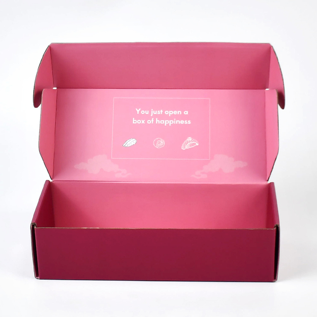 OEM Custom Printed Eco-friendly Mailer Box Full Color Cardboard Corrugated Shipping Box