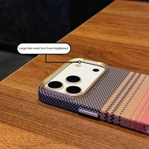 Nuova Custodia Magnetica Sottile <span class=keywords><strong>con</strong></span> Texture in Fibra di Carbonio per <span class=keywords><strong>iPhone</strong></span> 17 <span class=keywords><strong>14</strong></span> 15 16 Pro Max 17 Air <span class=keywords><strong>con</strong></span> Cornice Metallica per <span class=keywords><strong>Fotocamera</strong></span>, <span class=keywords><strong>Cover</strong></span> Rigida Antiurto - Product Image 3