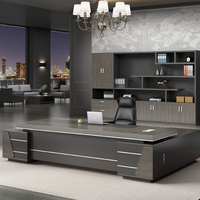 Nuevo Escritorio de Oficina de Diseño Moderno y Lujoso para CEO, Jefe, Gerente, Ejecutivo, Panel de Escritorio, Muebles de Oficina
