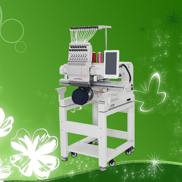 12/15 Needles Computerized Embroidery Machine Price, Single Head Embroiderer, Embroidery Machine