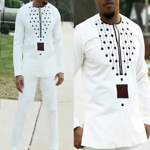 H & D Abbigliamento per Gli Uomini Shirt Vintage Stile Formale Vestito Da Africano Stili Degli Uomini Vestiti