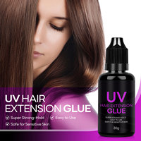 Colle pour perruques de style européen et américain, dissolvant de résine UV, colle invisible pour greffe, colle pour extensions capillaires transfrontalière