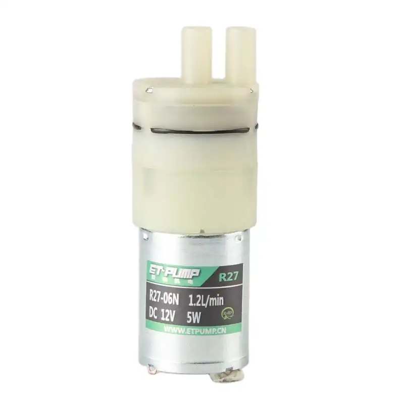 एट R27-06 मिनी इलेक्ट्रिक वायु पंप खाद्य ग्रेड माइक्रो डायाफ्राम पानी पंप के लिए चिकित्सा उपकरण