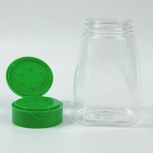 Botellas Vacías de Plástico PET para Condimentos, Salero y Pimentero con Tapa Abatible - Product Image 3