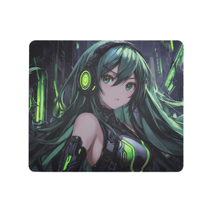 แผ่นรองเมาส์เกมมิ่งแบบกระจก ดีไซน์อนิเมะตามสั่ง พื้นผิวเรียบ สีไล่ระดับ สำหรับเกมเมอร์ - Product Image 1
