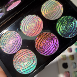 Incredible Sparkle <strong>Rainbow</strong> Chameleon Eyeshadow Color Shifting Radiant Glitter Eye <strong>Shadow</strong> Interstellar Patterns in the Universe - Product Image 4