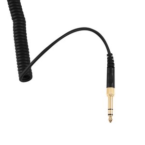 Cable de audio con resorte de extensión de 1,5 m para Beyerdynamic <span class=keywords><strong>DT</strong></span> 770/ 770Pro/ <span class=keywords><strong>990</strong></span>/ 990Pro con adaptador de 6,35 mm - Product Image 6