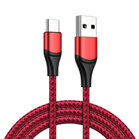 1M 2M 3M Nylon tressé charge rapide Usb Type C câble 3A 5A 60W USB C pour Macbook Samsung câble de données câble Micro Usb