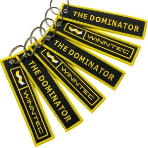 Custom Soft Diy <b>Keychains</b> 3D <b>Anime</b> Jet Metal Woven Cute Embroidery Fabric Keychain With Tag - Product Image 4