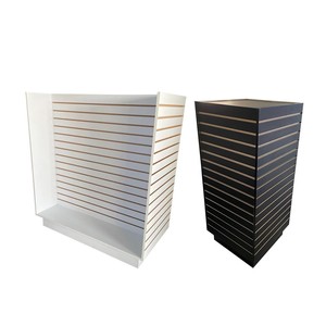 Estante de exhibición Slatwall H Gondola Merchandiser Wood Slatwall H - Product Image 2