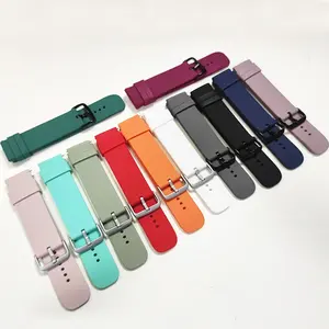 Bracelet de montre intelligente 22 20 mm pour <span class=keywords><strong>Samsung</strong></span> <span class=keywords><strong>Galaxy</strong></span> <span class=keywords><strong>Watch</strong></span> 7/6/FE/<span class=keywords><strong>5</strong></span>/4/Gear S3, bracelet <span class=keywords><strong>Galaxy</strong></span> <span class=keywords><strong>Watch</strong></span> 4/6 Classic <span class=keywords><strong>5</strong></span> <span class=keywords><strong>Pro</strong></span> 45 mm, bande en silicone - Product Image 2