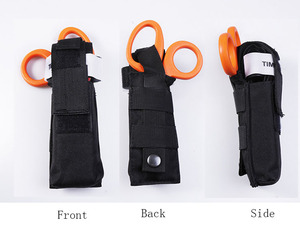 Ciseaux de pansement 2-en-1 à succès avec trousse de premiers secours de poche pour arrêt des saignements chez le chat et logo personnalisé - Product Image 2