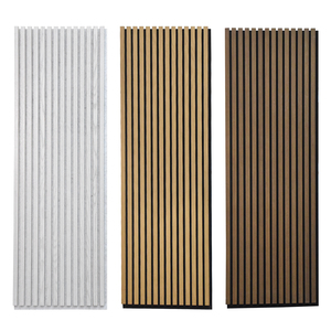 Panneaux acoustiques modernes en <span class=keywords><strong>bois</strong></span> Akupanel, <span class=keywords><strong>lattes</strong></span> murales verticales <span class=keywords><strong>avec</strong></span> isolation phonique pour murs et plafonds, certifiés CE - Product Image 1