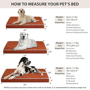 Lit pour <span class=keywords><strong>chien</strong></span> en mousse à mémoire de forme rectangulaire minimaliste fantaisiste amusant personnalisé en usine, moderne, <span class=keywords><strong>anti</strong></span>-<span class=keywords><strong>stress</strong></span>, <span class=keywords><strong>tapis</strong></span> plat pour animaux de compagnie, chat, <span class=keywords><strong>chien</strong></span> - Product Image 3