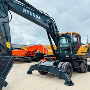 Excavadora de cadenas usada HYUNDAI 210 W-7 en excelente estado, motor diésel, bomba hidráulica, 21 toneladas, ¡VENTA CALIENTE!, fácil de mover - Product Image 1