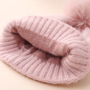 <span class=keywords><strong>Bonnet</strong></span> d'hiver chaud pour bébé fille <span class=keywords><strong>Bonnet</strong></span> en peluche à motif de cœur mignon <span class=keywords><strong>Bonnet</strong></span> en tricot à motif de fleurs pour enfant en bas âge <span class=keywords><strong>Bonnet</strong></span> pour bébé - Product Image 5