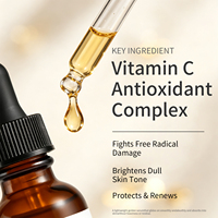 Sérum Visage Antioxydant à la Vitamine C Hydratation Intense Éclat Lumineux Raffermissant Doux Unifiant le Teint Essence Faciale Éclaircissante