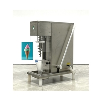 Machine à crème glacée entièrement automatique, écologique, de haute qualité, pour fruits et crèmes glacées aux fruits naturels, avec mélangeur de poudre de crème glacée