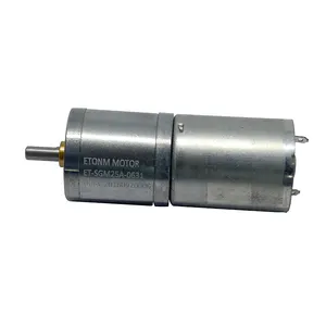 Motor de engranaje eléctrico DC Etonm ET-SGM25A-0622.8, bajo ruido, 25GA, para puerta de Mascota