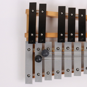 Venda quente 20 notas monressori percussão glockenspiel metal xilofone metalofone instrumento musical - Product Image 4