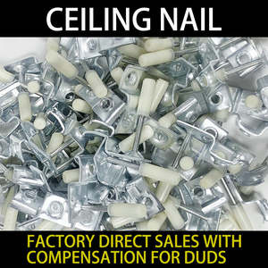 Clavos de Techo de Grado Industrial con Anillo a Cuadros de Acero para Instalación en Techo, Abrazaderas de Tubería de 16/20/25/32/40/50 mm para Construcción - Product Image 2