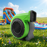Souffleur Électrique Commercial AC de Haute Qualité 1500W 1800W 1.5HP, Haute Pression, Ignifuge IPX4, en Acier pour Châteaux Gonflables Commerciaux