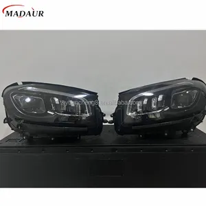 Kit de farol multifeixe com led, 2020 2021, para mercedes benz gls x 2022 167 580, oem gls450 gls63