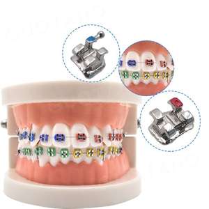 Tandheelkundige Bondable Mini Orthodontische Roth Metalen Beugel Monoblock/Mesh Basis - Product Image 5