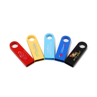 Más vendidos Mini Metal USB 2,0 3,0 stick 1GB 2GB 4GB 8GB 16GB 32GB 64GB Pen Drive al por mayor USB Flash Drive