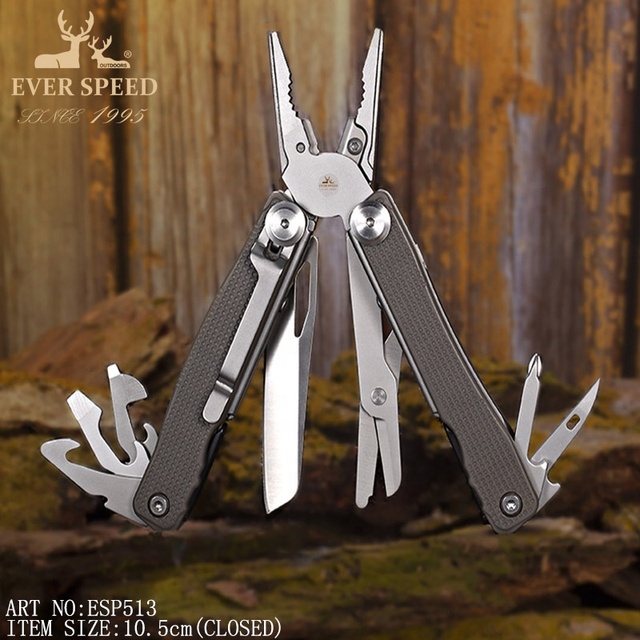High Quality Multifunctional Multitool Stainless Steel Outdoor Camping Folding Pliers Knives Tools