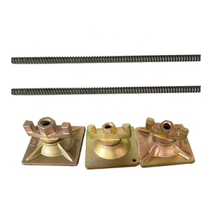 Encofrado de hormigón de pared personalizado 12mm tuerca de mariposa y barra de acoplamiento 16mm para construcción - Product Image 3