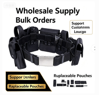 Ensemble tactique multifonctionnel polyvalent, système d'équipement modulaire de sécurité, ceinture de service moulée pour les forces de l'ordre