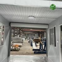 Rumah Kontainer Portabel yang Dapat Dilepas, Unit Hunian Modular Prefabrikasi, Rumah Paket Datar Persegi Panjang Kontemporer