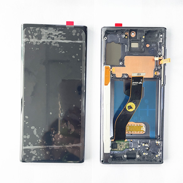 ORIGINAL 6.3'' AMOLED for Samsung Galaxy Note 10 N970F Note10 N970 N9700 LCD with Frame Display Touch Screen Digitizer Assembly