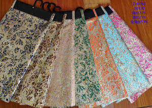 XK430ブルーメタリックジャカードブロケード生地100% ポリエステル生地ドレス衣服用3Dパターンジャカード - Product Image 6