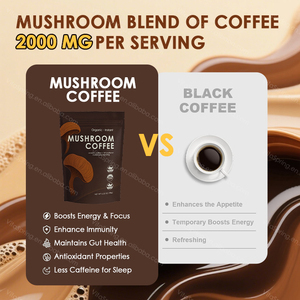 Mélange <span class=keywords><strong>de</strong></span> café aux champignons instantané, café adaptogène avec champignons fonctionnels, fabricant OEM ODM en gros - Product Image 4