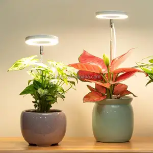 Lampe de croissance à LED à spectre complet USB 5V Hauteur réglable Dimmable Lampe de croissance avec minuterie pour plantes d'intérieur Herb