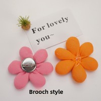 Accessoire en coton PP en forme de fleur mignonne, idéal pour les vêtements, sacs, chaussures et chaussettes des enfants