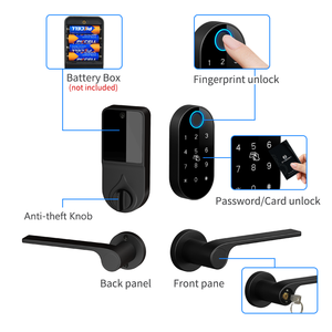الصين للماء دخول بدون مفتاح صندوق مفاتيح بطاقة كلمة المرور TTLOCK التطبيق قفل باب ذكي قفل المغناطيسي المنزل سيارة مفتاح ذكي - Product Image 2