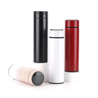 Mug de voyage intelligent en acier inoxydable de haute qualité, 17 oz, isolé sous vide, performance thermique de 12 à 24 heures, affichage de la température