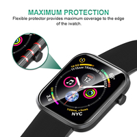 Protecteur d'écran incassable à couverture incurvée complète en TPU 3D anti-rayures pour Apple Watch 49mm Smartwatch Film d'écran