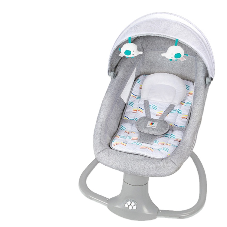 Дистанционное управление и удобное детское кресло-качалка электрическая стальная рама детская кровать-качалка для продажи