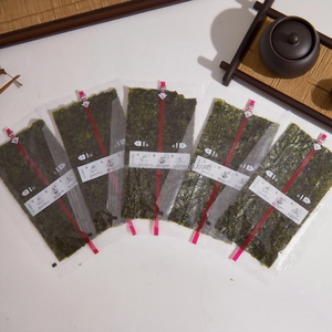 ถุงซิปสำหรับห่อข้าวปั้นสามเหลี่ยม/เทมากิ/โนริ/ซูชิ/สาหร่ายอบ 100 แผ่น * 50 ถุง เกรด C กว้าง 145 มม. - Product Image 4