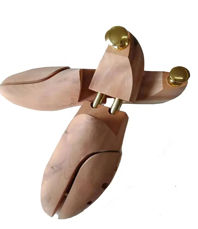 Adjustable Shoe Tree cedar / Wooden Shoe Trees/Metal Knob/,Schuhspanner